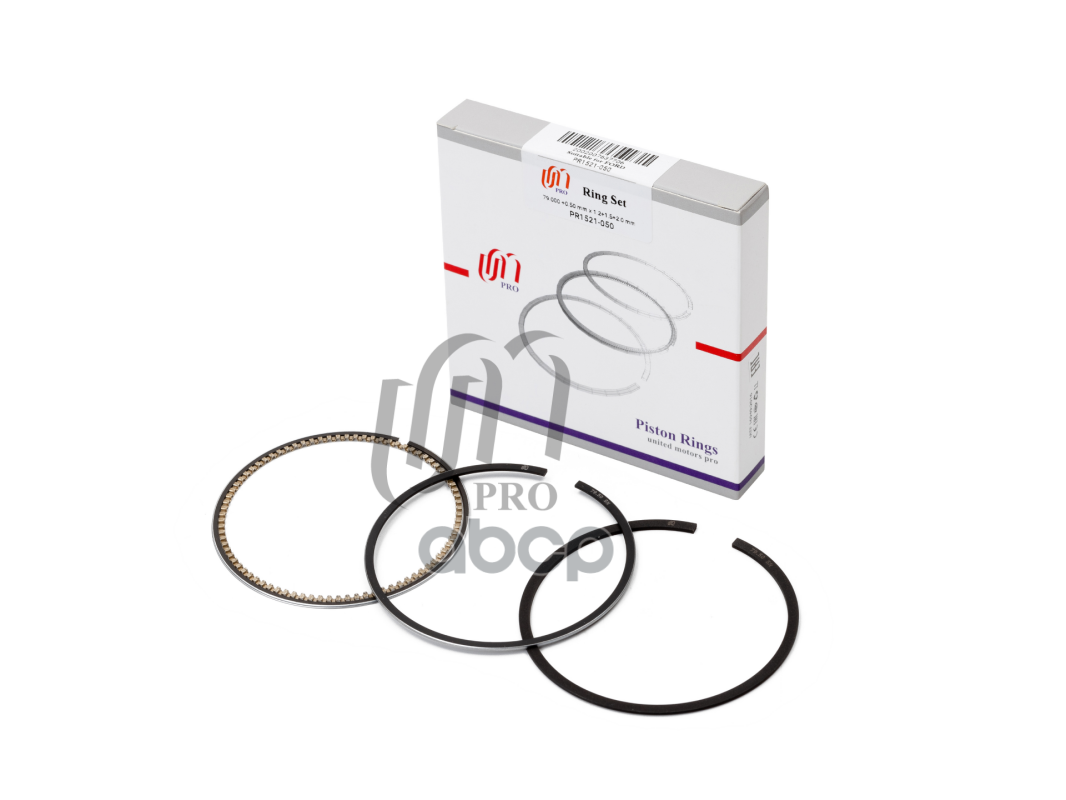 Кольца поршневые 0.50 Ford ZH16 Zetec S d79.0+0.50 1.2-1.5-2.0 на 1 цил. UM United Motors арт. PR1521050