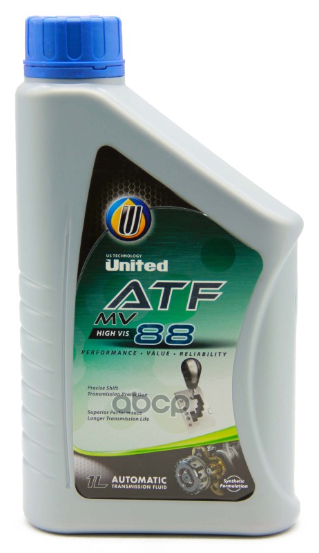 8886351344428 Масло Трансмиссионное Акпп United Atf Mv-88 T-Iv 1Л (Code 0684)/0,9 Кг United Oil 8886351344428 United Oil арт....