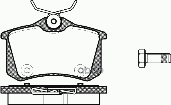 Колодки Торм Компл Audi A4 05-08  A6 02-05 VAG арт. 8e0698451l