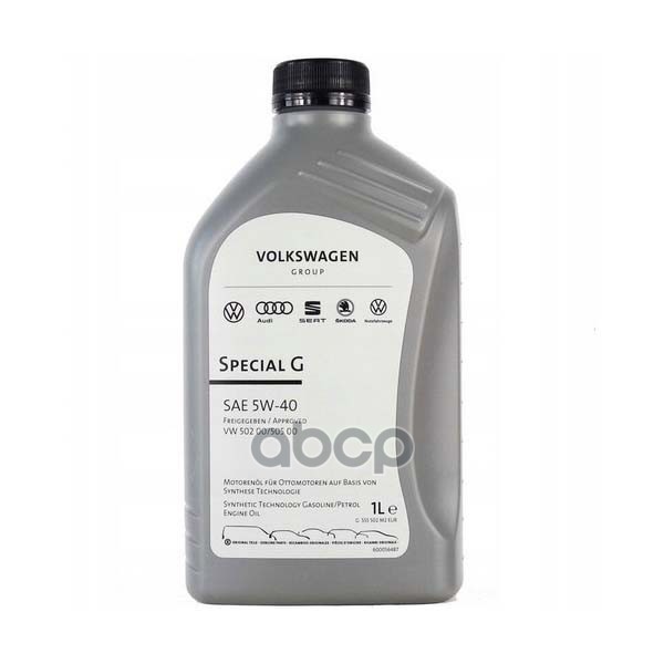 VAG Масло Моторное Vag Special G 5W-40 Синтетическое 1 Л G S52502m2