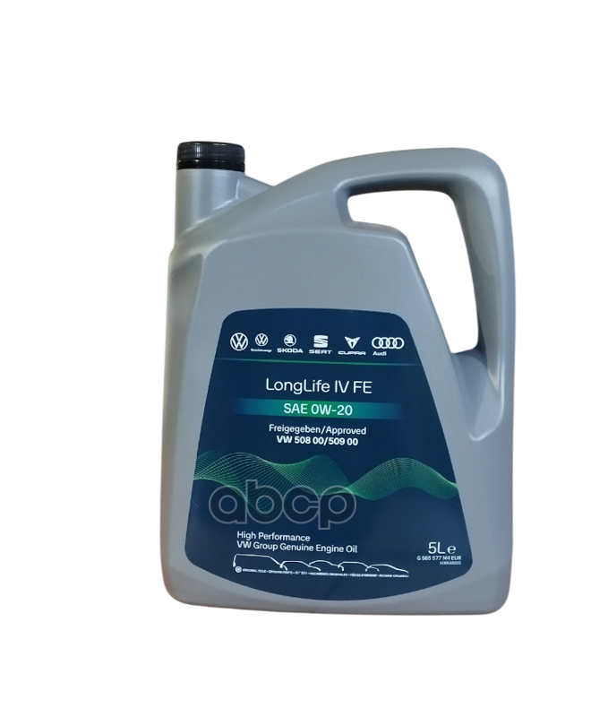 VAG Масло моторное синтетическое VAG "Longlife IV FE 0W-20", 5л (GS60577M4)