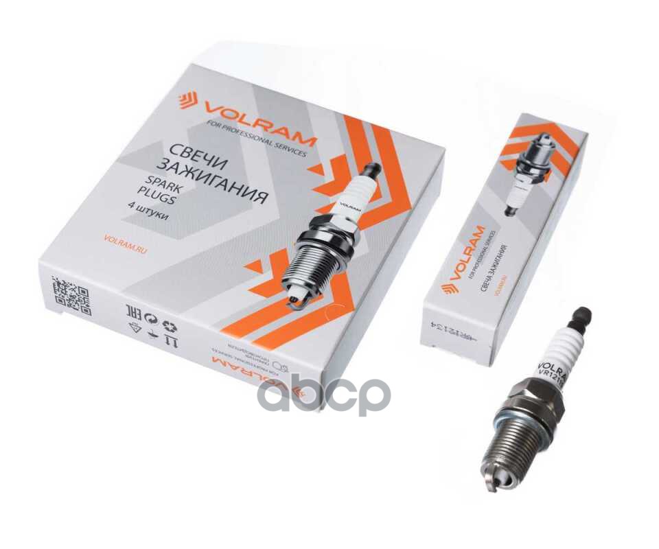 Свеча зажигания RENAULT MEGANE/SCENIC 1.8-2.0 16V -03, SKODA, VOLVO, PEUGEOT VOLRAM арт. VR12119