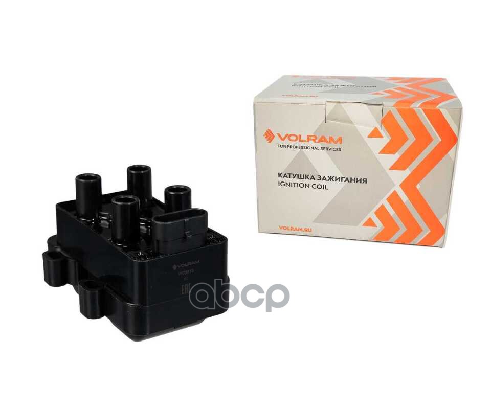 Катушка зажигания LADA LARGUS 1.6, 8 кл. (дв. K7M), RENAULT LOGAN 8V (04-) VOLRAM арт. VR25116