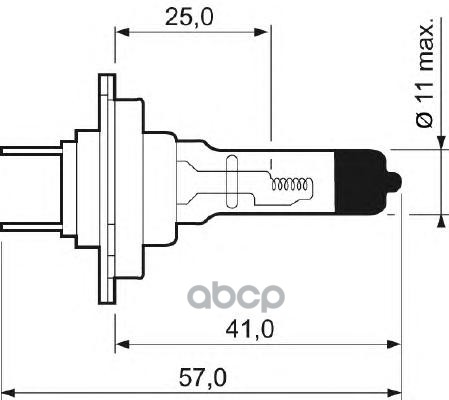 Лампа Н7 12Х55 Рx26d Life X2 Valeo арт. 032517