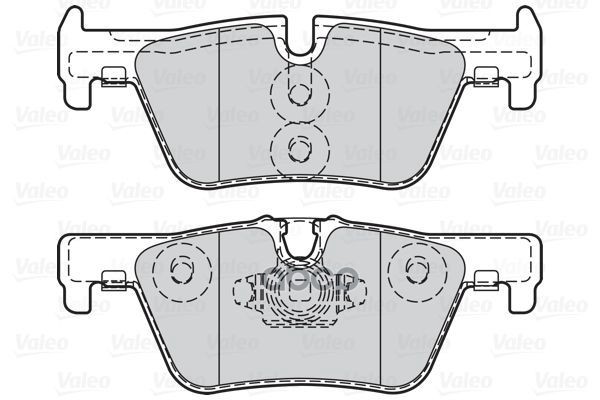 Колодки тормозные дисковые зад Valeo арт. 302142