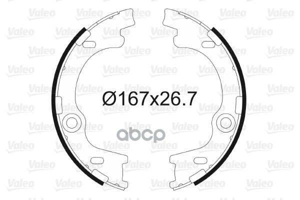 Колодки ст.торм.HYU i30 07-/KIA CEED 06- Valeo арт. 564186