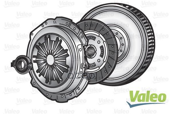 К-Кт Сцепления С Одномассовым Маховиком Toyota Avensis 2.0D-4D 97> Rav 4 Ii (Xa2) 2.0 D-4D 4Wd 00> Valeo арт. 835036