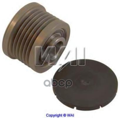 Шкив генератора Mitsubishi  Nissan  Opel. Renault  Volvo WAI арт. 24-94256