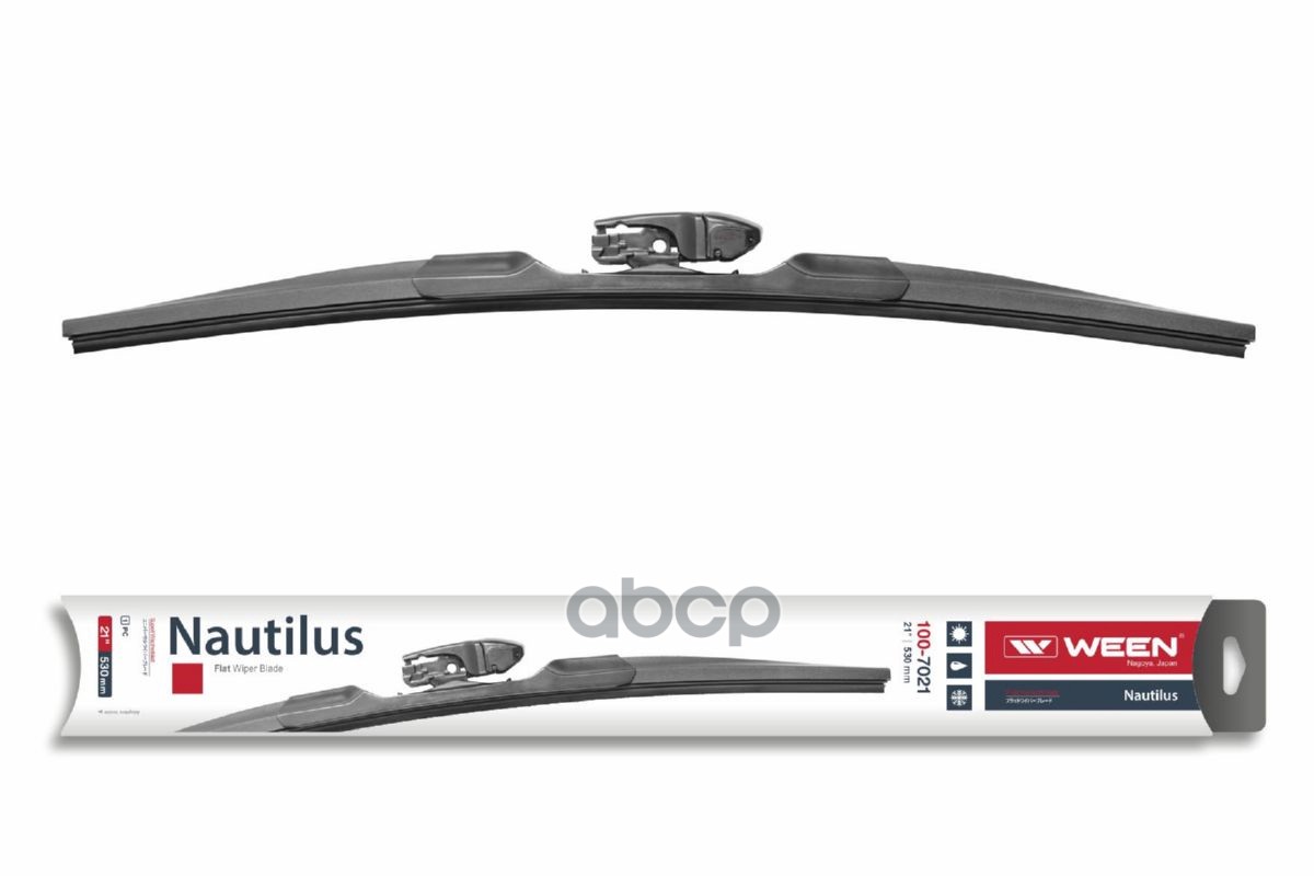 Щетка стеклоочистителя бескаркасная 21/530mm Универсальная  адаптер-трансформер (hook side pin push Ween арт. 100-7021