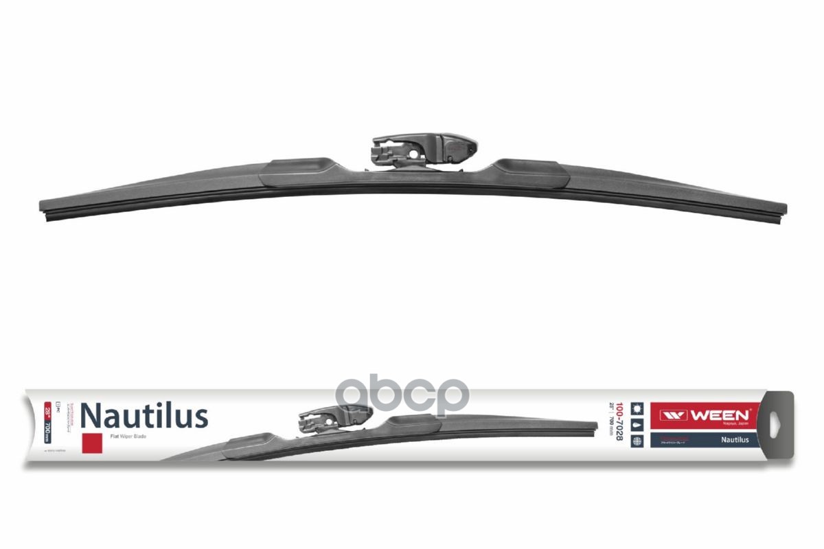 Щетка стеклоочистителя 700 мм бескаркасная 1 шт WEEN Nautilus 100-7028 Ween арт. 100-7028