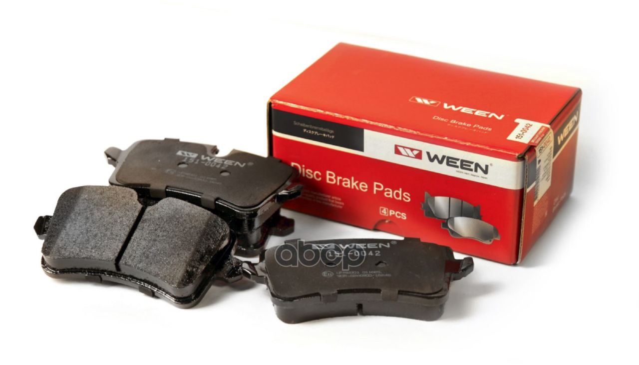 Тормозные колодки дисковые задние AUDI A4 (8K2 B8)  A4 Avant (8K5 B8)  A5 (8T3)  A5 Sportback (8TA) Ween арт. 151-0042