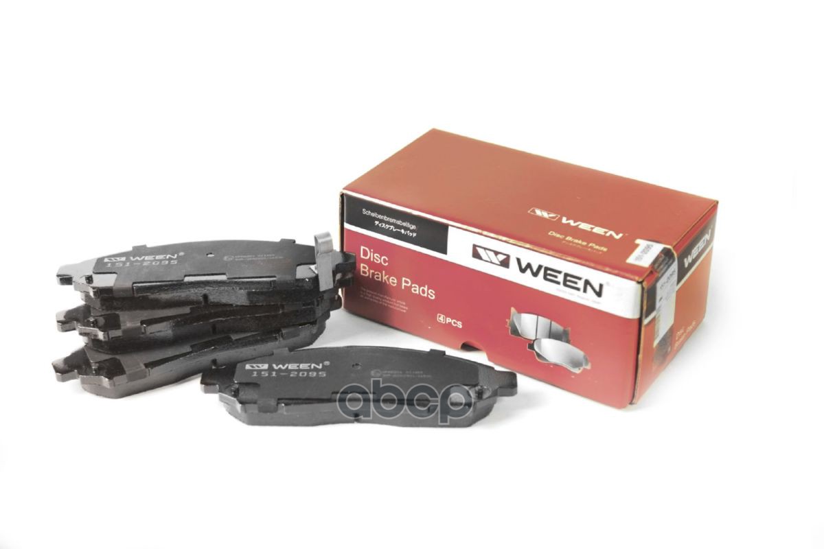 Тормозные колодки дисковые передние NISSAN Murano (Z50)  Pathfinder (R51)  Navara (D40) Ween арт. 151-2095