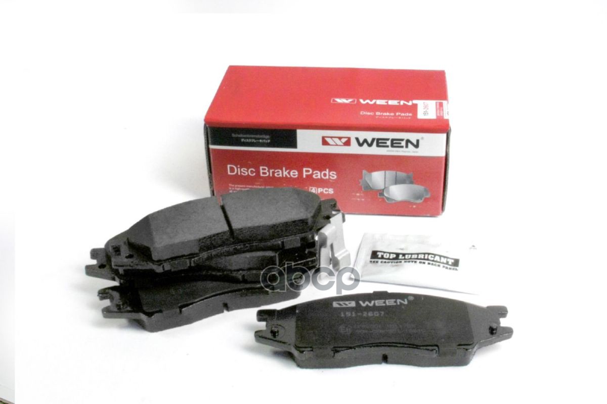 Тормозные колодки дисковые передние NISSAN Almera Classic (B10), Almera II (N16) WEEN 151-2607 Ween арт. 151-2607