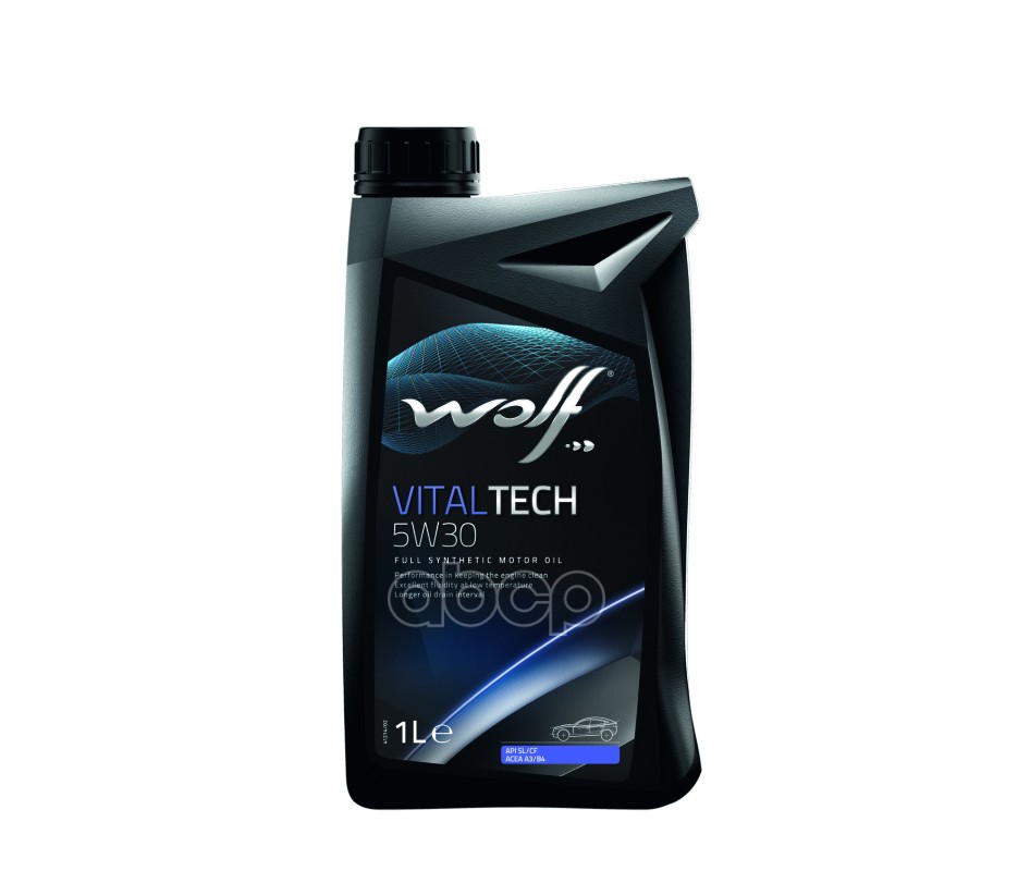 Wolf Масло моторное синтетическое VITALTECH 5W30 SL/CF, A3/B4 1л