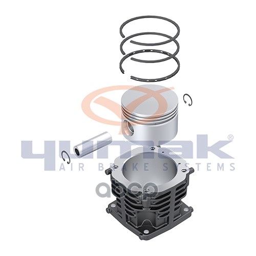 Поршнекомплект Компрессора D90 С Гильзой Цилиндра Mb Om401/441/Man D2566/2876 Yumak арт. RK.01.014