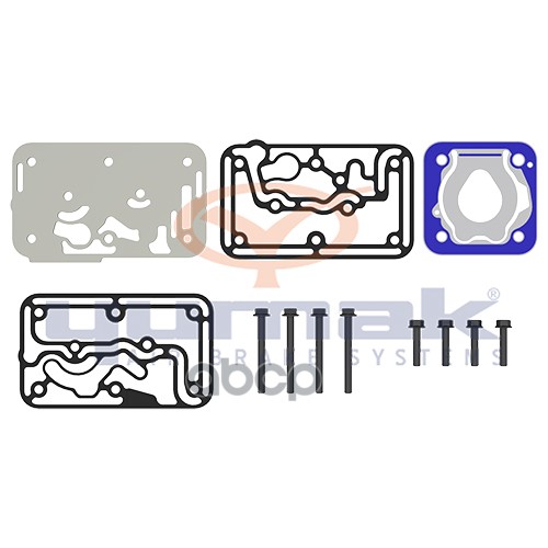 Ремкомплект Volvo Fh Компрессора (Прокладки,Клапаны,Болты) Yumak Yumak арт. RK.01.103.02