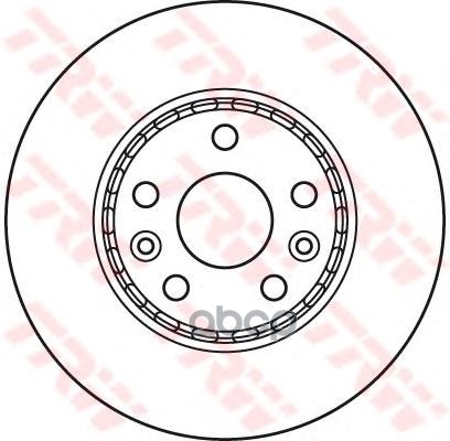 Диск тормозной(аналог TRW DF6110) DF6110ZFR ZF Russia арт. DF6110ZFR