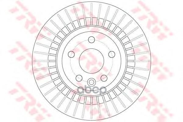 Диск тормозной задний 302мм. VOLVO: XC60 (156), 2.0 T, 2.4 D, 2.4 D / D3 / D4 AWD, 2.4 D AWD, 3 ZF Russia арт. DF6308ZFR