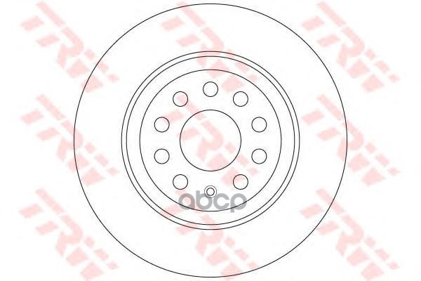 Диск тормозной задний VAG A3/Q3/TT/Arteon/Golf7/Passat8/Tiguan/Kodiaq ZF Russia DF6504 ZFR ZF Russia арт. DF6504 ZFR