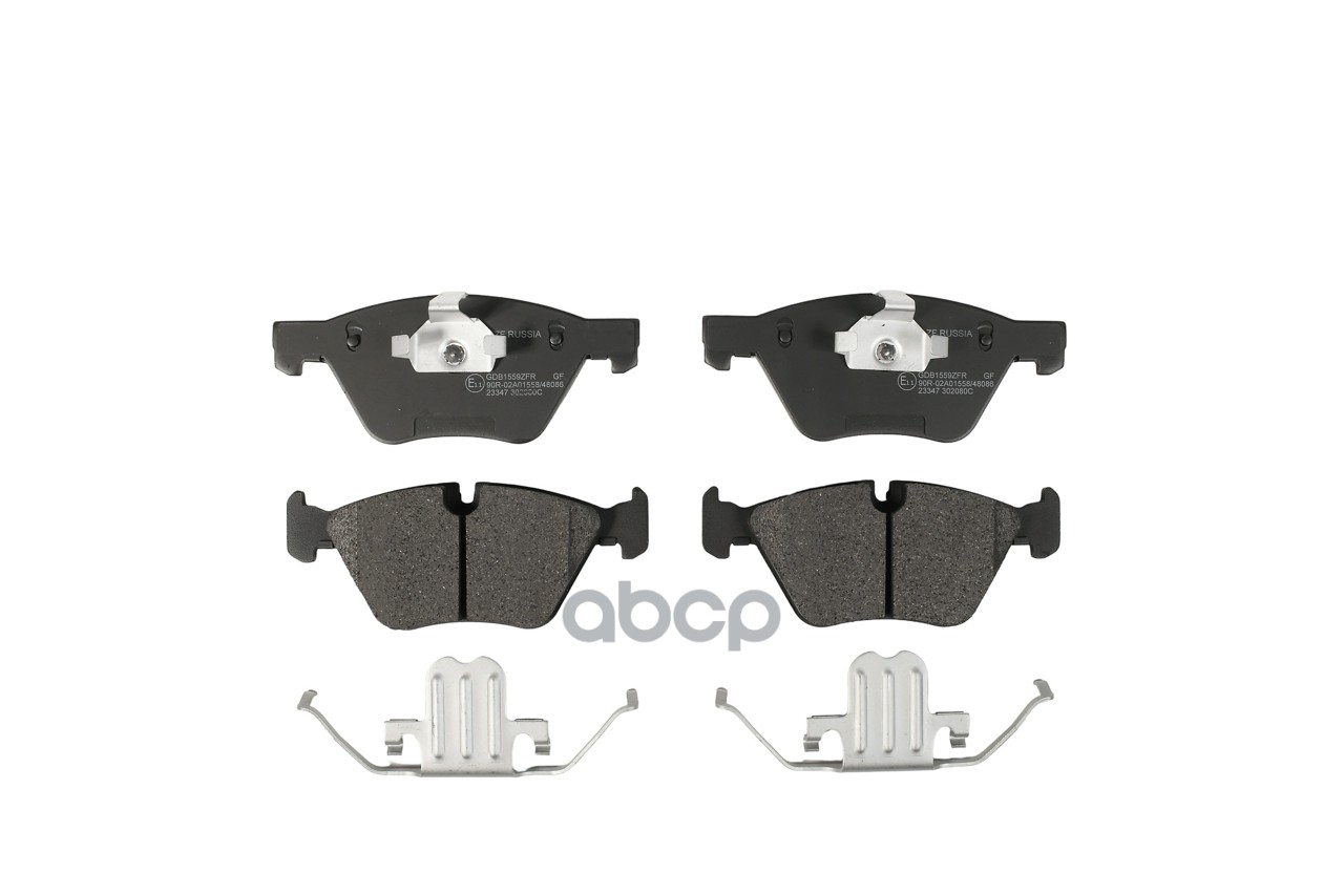 Колодки тормозные передние BMW 3(E90 91 92 93)  5(E60 61)  X1(E84) ZF Russia арт. gdb1559zfr