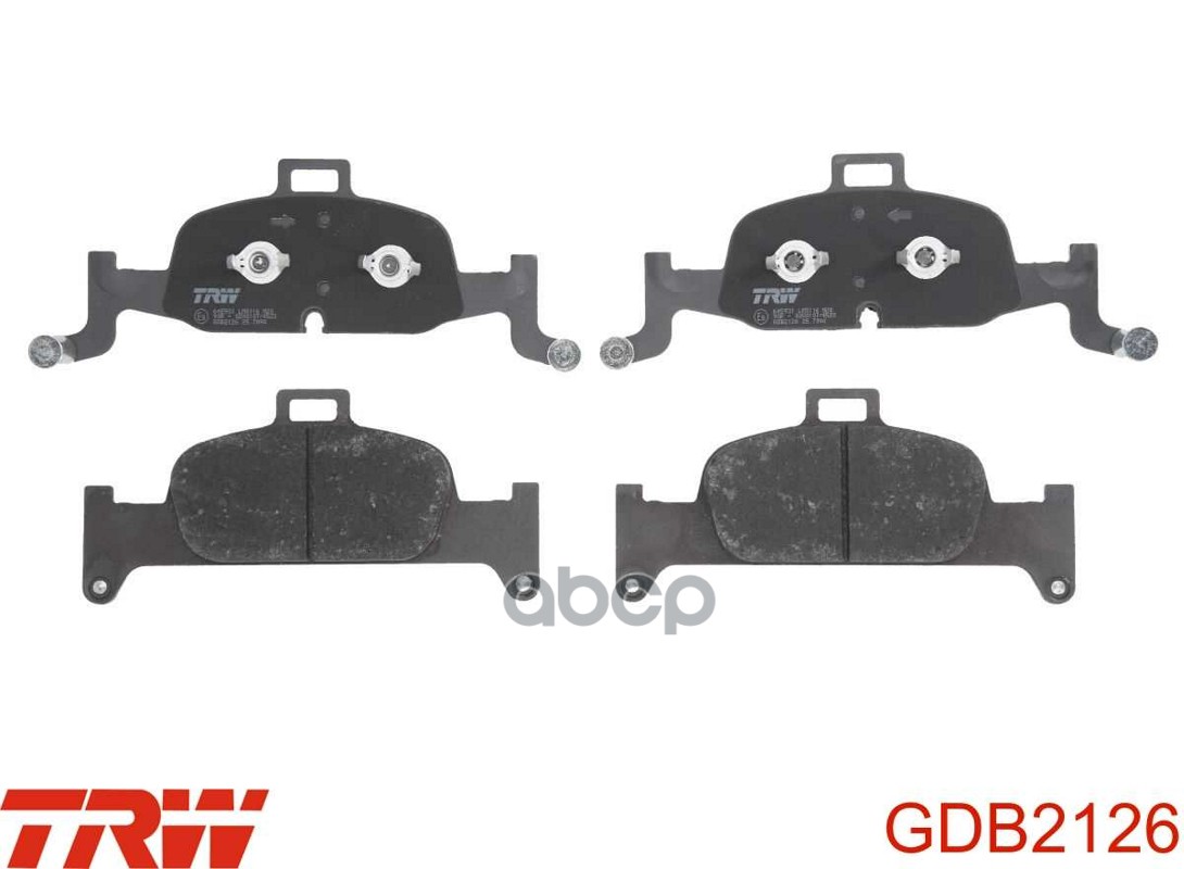 Колодки тормозные дисковые передние AUDI A4 15-/A5/Q5 16- ZF Russia арт. GDB2126ZFR