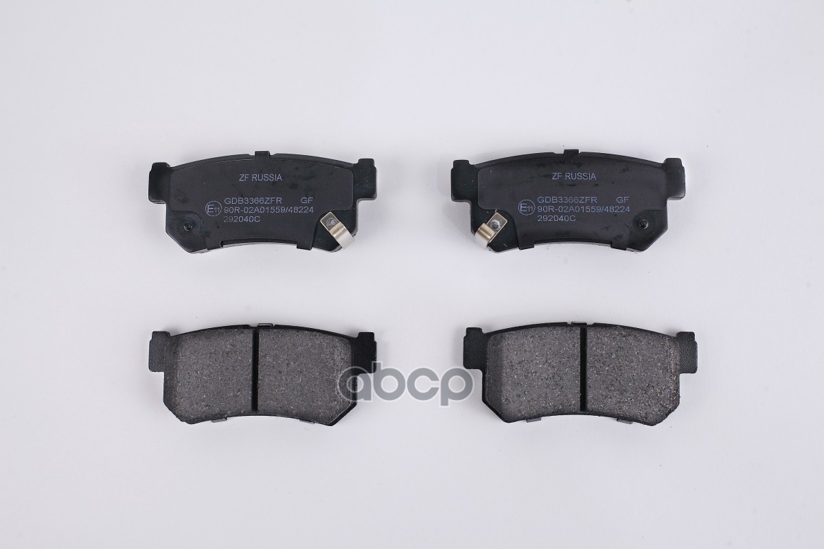 Колодки тормозные ZF Russia GDB3366ZFR ZF Russia арт. GDB3366ZFR