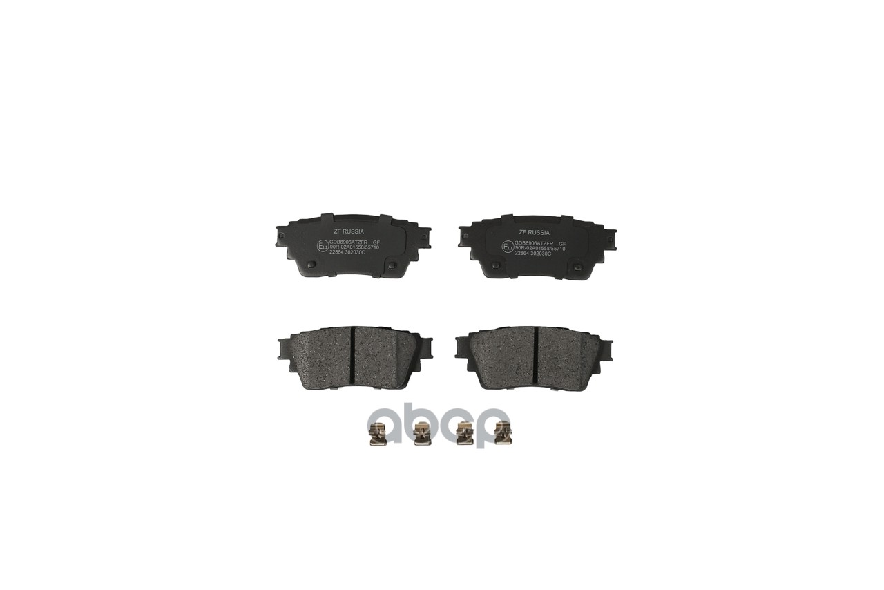 Колодки тормозные дисковые MITSUBISHI OUTLANDER III 2012- ZF Russia арт. GDB8906ATZFR