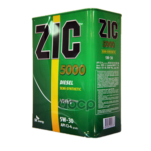 ZIC Масло моторное синтетическое ZIC X7 Diesel 5W-30 4л 163134 (162610)