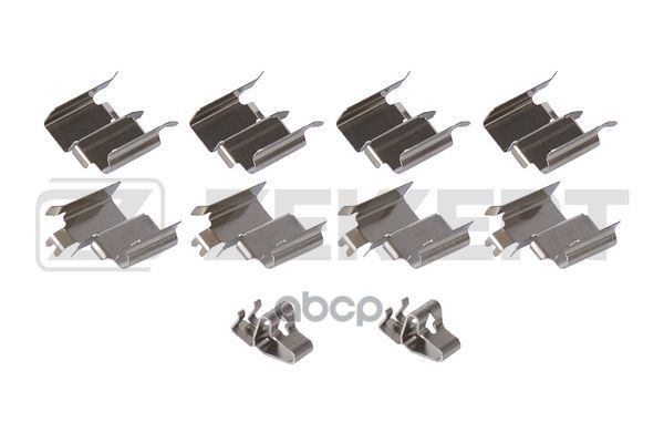 Комплект установочный перед. торм. колодок Mazda 323 VI 98-  RX-8 03-  Mitsubishi Pajero Pinin 99- Zekkert арт. br-1463