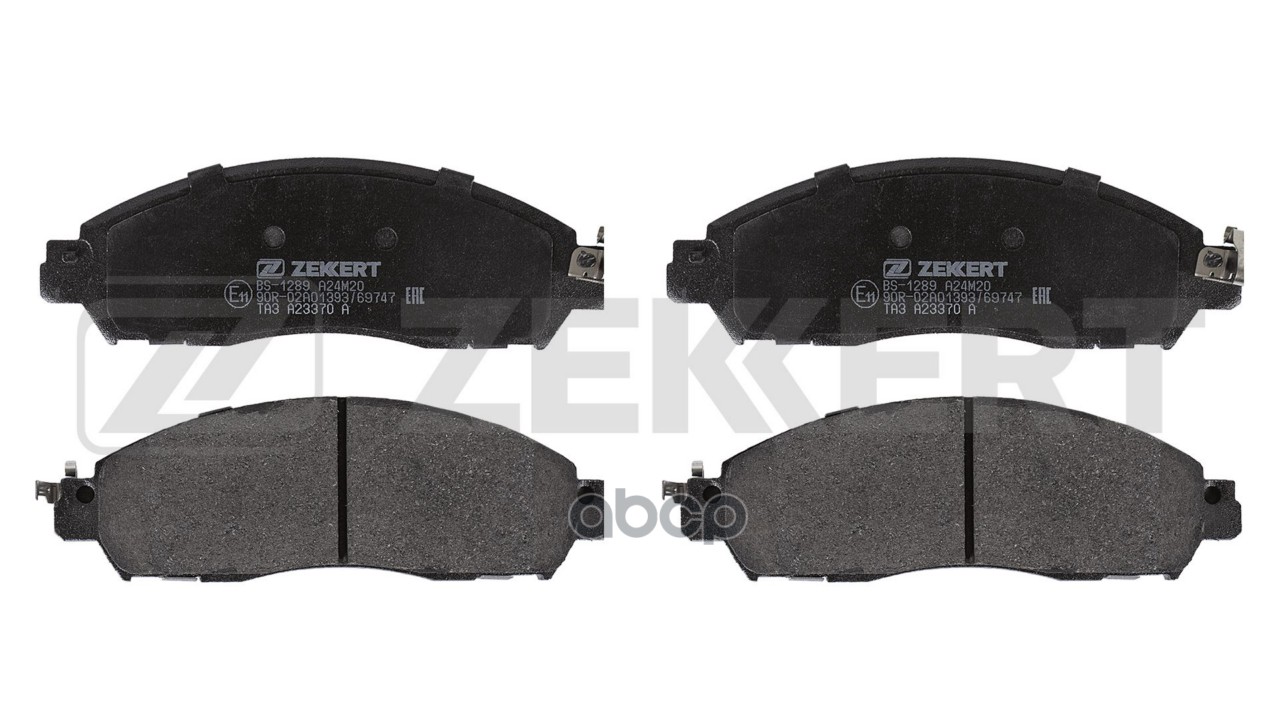 Колодки тормозные дисковые передн. Nissan Leaf (ZE1)19-  NV200 17- Zekkert арт. bs-1289