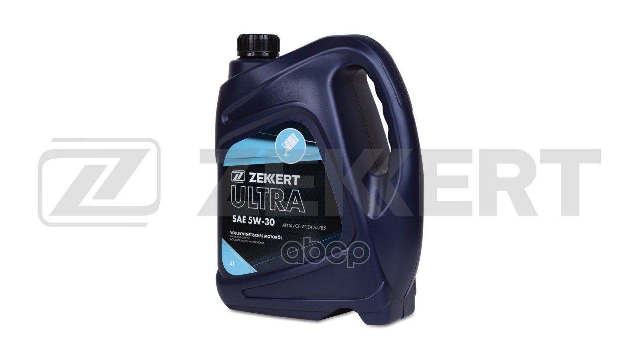 Zekkert Моторное масло синтетическое SAE 5w-30  API SL/CF  ACEA A5/B5 Zekkert Ultra 4 л