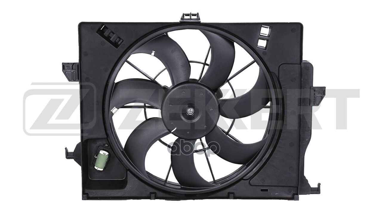 Вентилятор радиатора Hyundai Solaris IV 10-  Kia Rio III 10- Zekkert арт. mk-7101