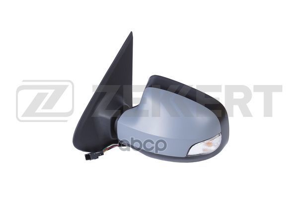 Зеркало в сборе левое / грунтованное / выпуклое / эл регул / с подогр с повт поворота Renault Logan Zekkert арт. sp-4018