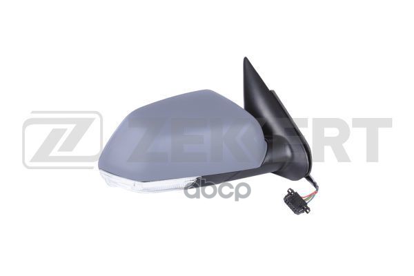 Зеркало в сборе правое / грунтованное / выпуклое / эл регул / с подогр Skoda Octavia (1Z3  1Z5) 04- Zekkert арт. sp-4107