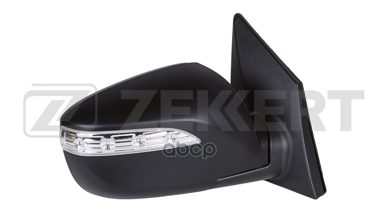 Зеркало в сборе правое / грунтованное / выпуклое / эл регул / с подогрс / повт поворота Hyundai ix35 Zekkert арт. sp-4431