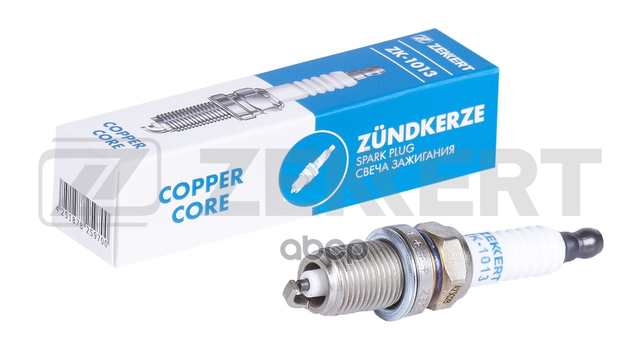 Свеча зажигания (аналог NGK 2087  цена за 1 шт.) Toyota Corolla (E100) 92-  LC J80 92-  Hilux (N10_) Zekkert арт. zk-1013