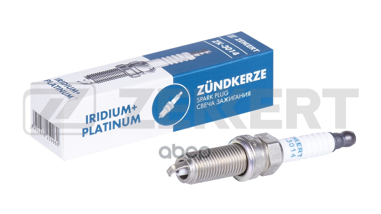 Свеча Зажигания (Iridium+Platinum  Аналог Ngk 4912  Цена За 1 Шт.) Toyota Rav4 (A30 A40) 08-  Coroll Zekkert арт. zk-3014