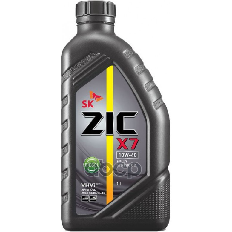 ZIC Масло моторное синтетическое ZIC X7 10W-40 Diesel 1л 132607
