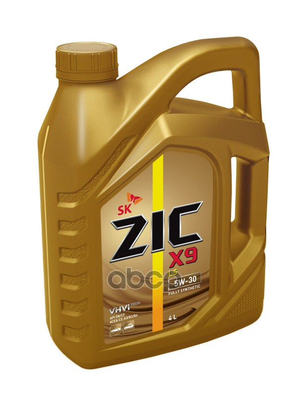 ZIC Масло моторное синтетическое RZIC X9 LS 5W-30 4л 162608