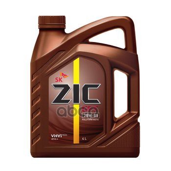 Масло трансмиссионное ZIC GFT 75W85 синтетическое 4 л 162624 ZIC арт. 162624