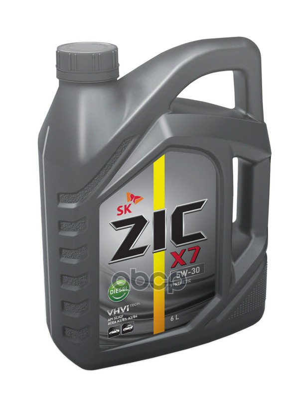 ZIC Масло моторное синтетическое ZIC X7 5W-30 Diesel 6л 172610