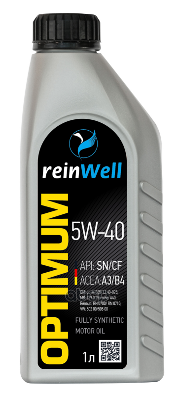reinWell Моторное масло ReinWell 5W-40 A3/B4 1л 4932
